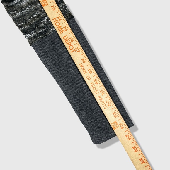 A'reve Cowl Neck Tunic Sweater Womens Small Gray Mixed Media Boho Outdoor - Picture 8 of 9